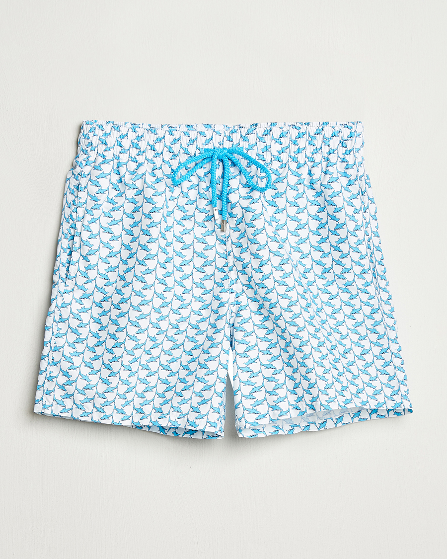 Herren | Badehosen | Vilebrequin | Moorea Swimshorts Blanc