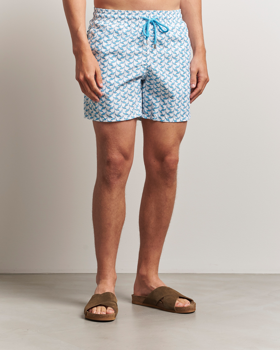 Herren | Badehosen | Vilebrequin | Moorea Swimshorts Blanc