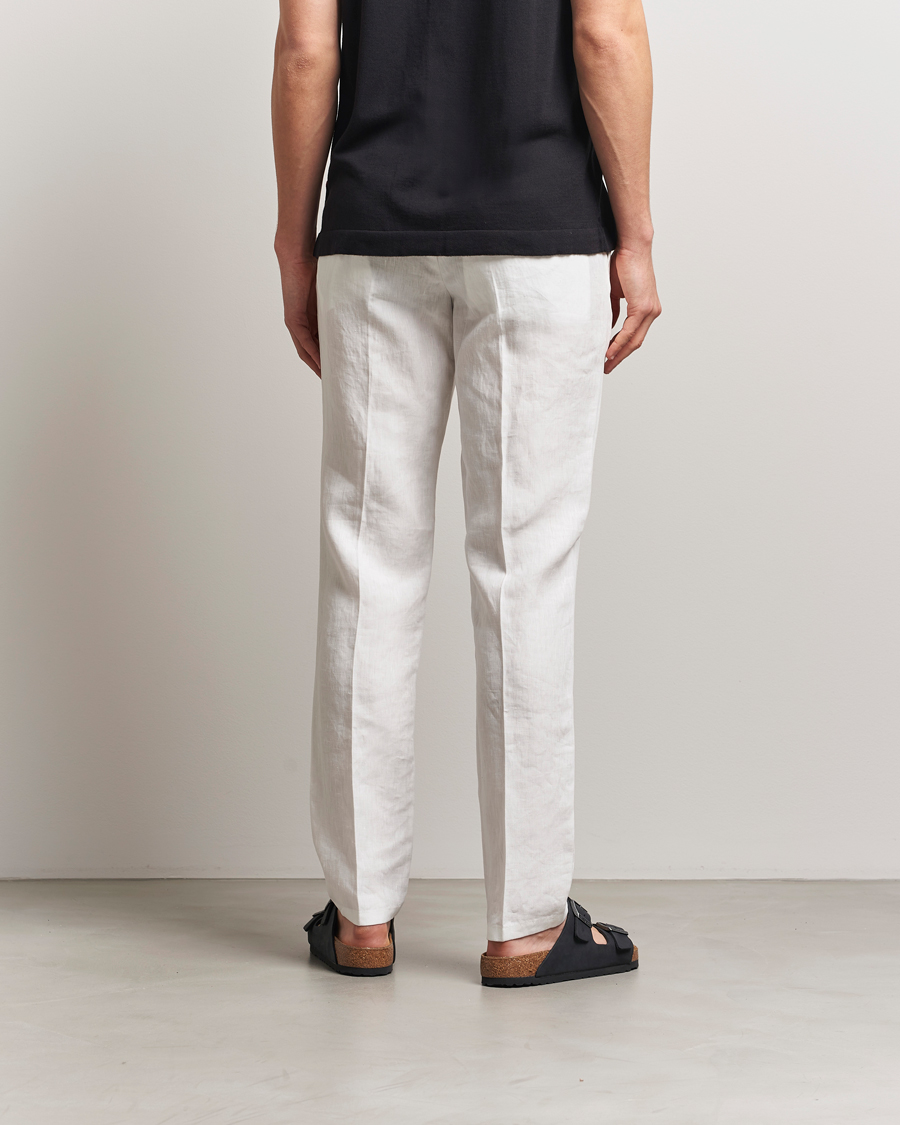 Herren | Hosen | Orlebar Brown | Griffon Italian Linen Trousers White Sand