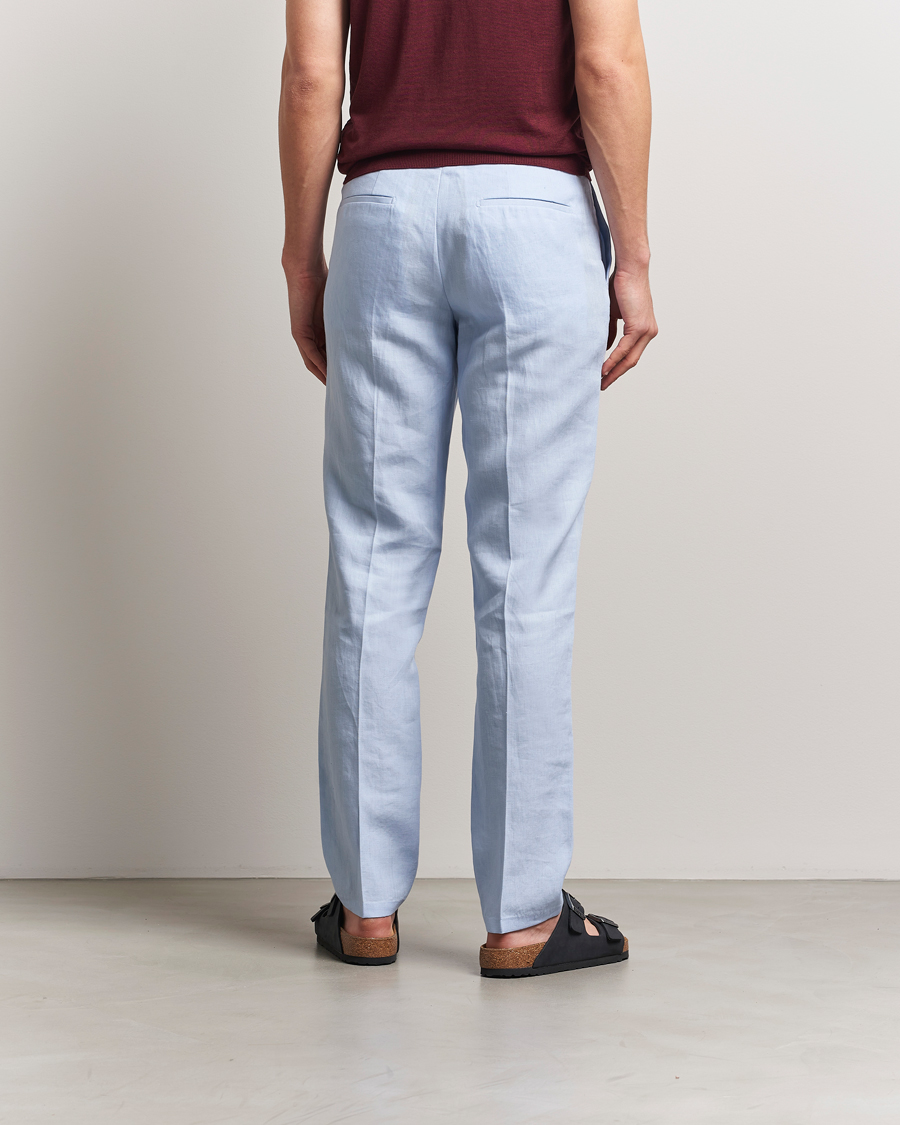 Herren | Hosen | Orlebar Brown | Griffon Linen Trousers Springwater Blue