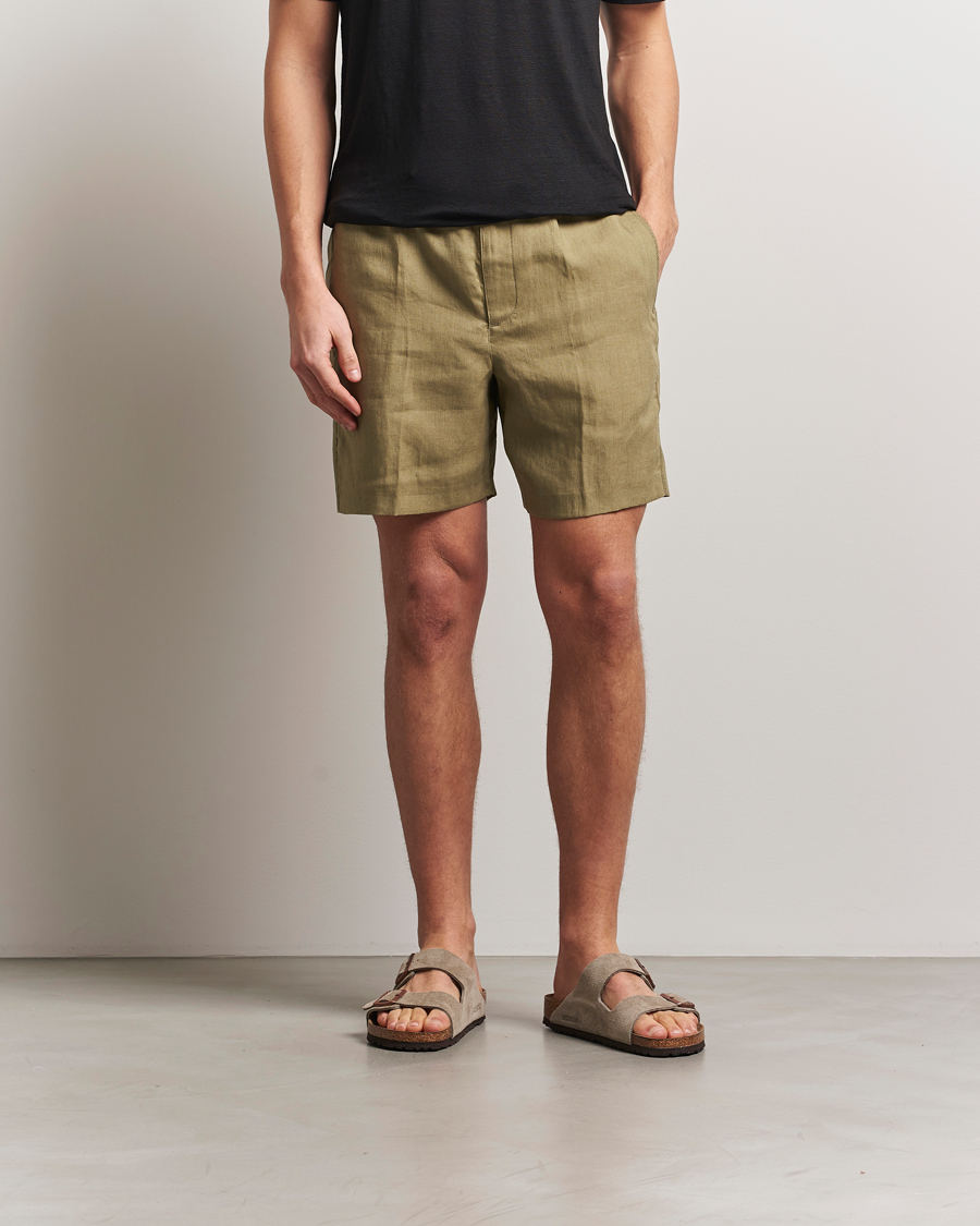 Herren | Shorts | Orlebar Brown | Alex Linen Shorts Agave Green