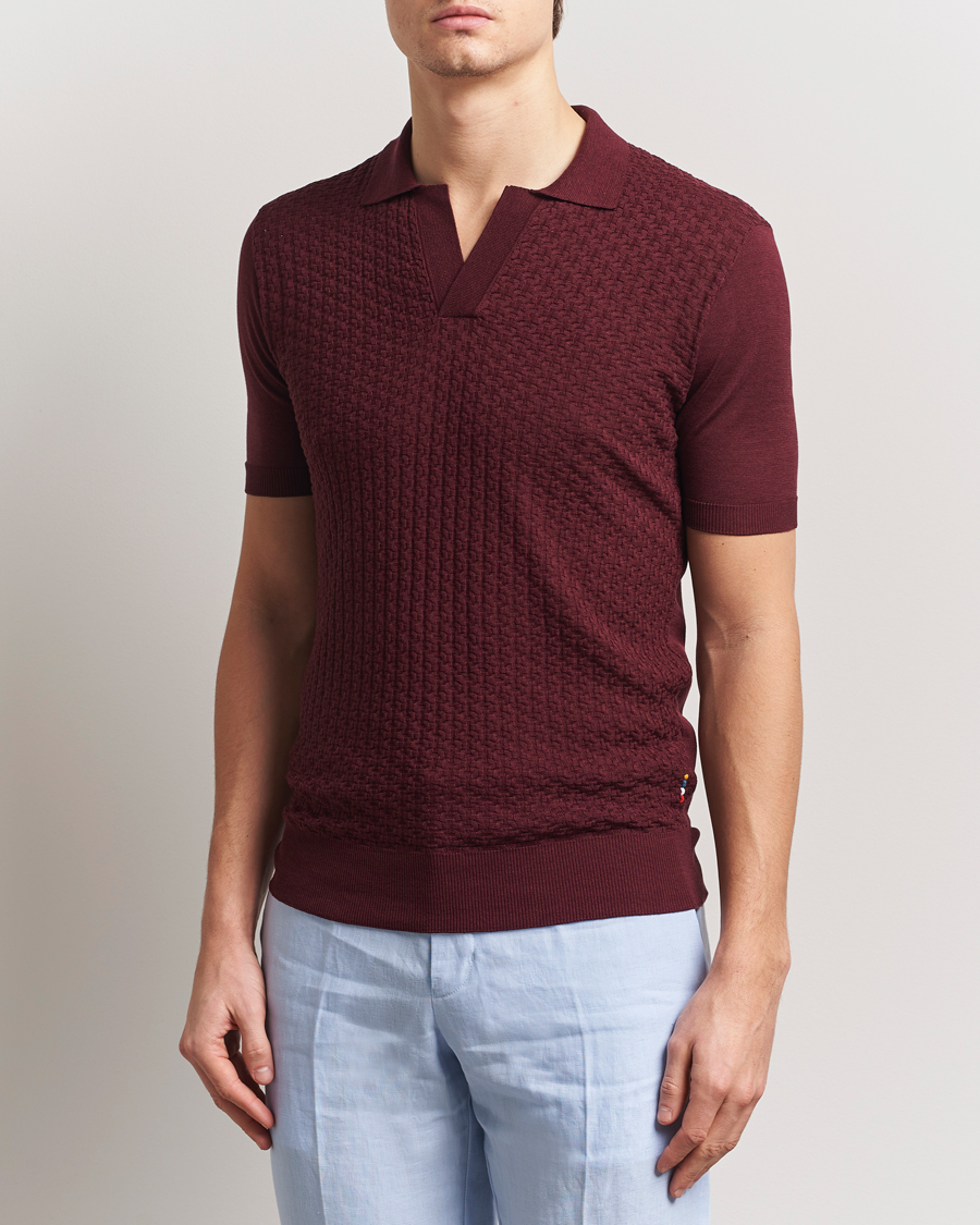 Herren | Poloshirts | Orlebar Brown | Horton Maybrook Cotton/Silk Polo Damson