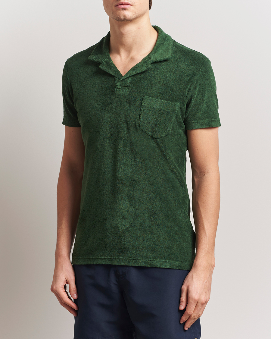 Herren | Poloshirts | Orlebar Brown | Terry Polo Amazonian Green