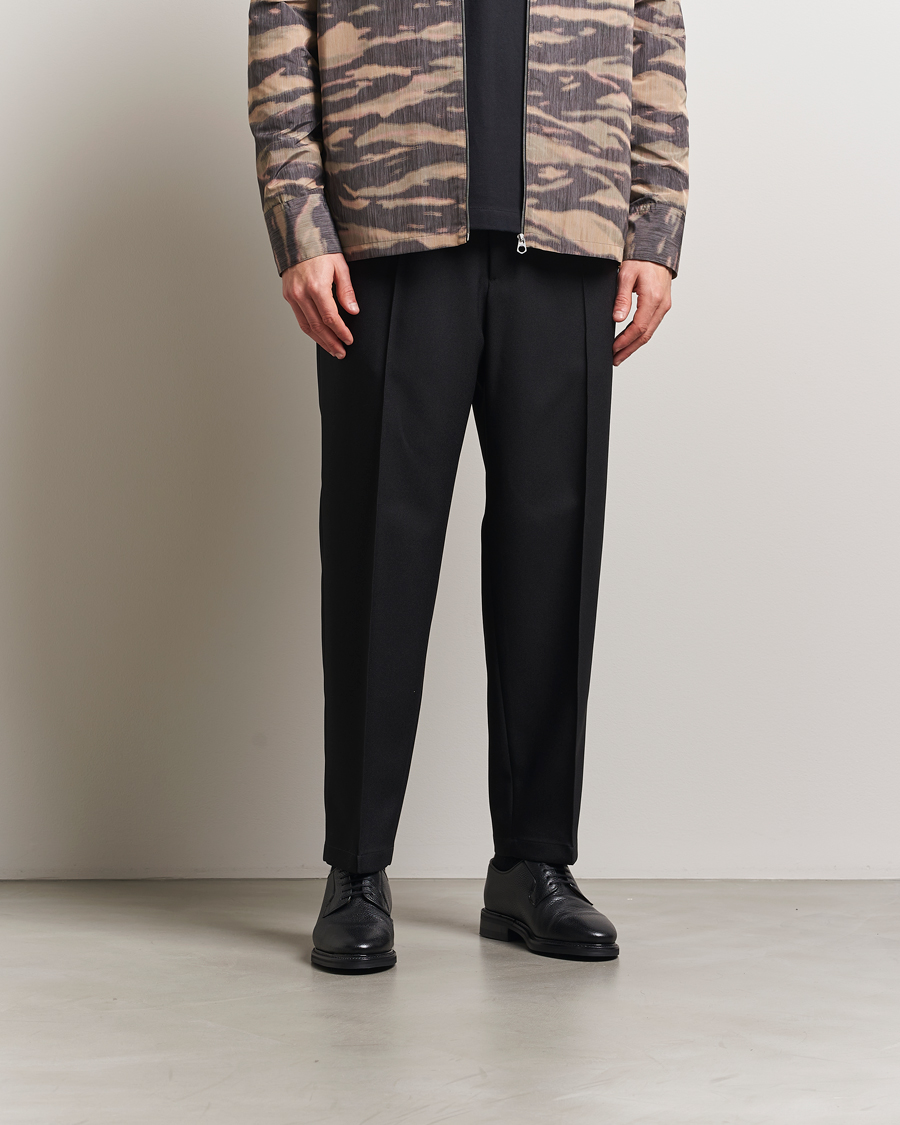 Herren | Hosen | Jil Sander | Regular Fit Gabardine Trousers Black