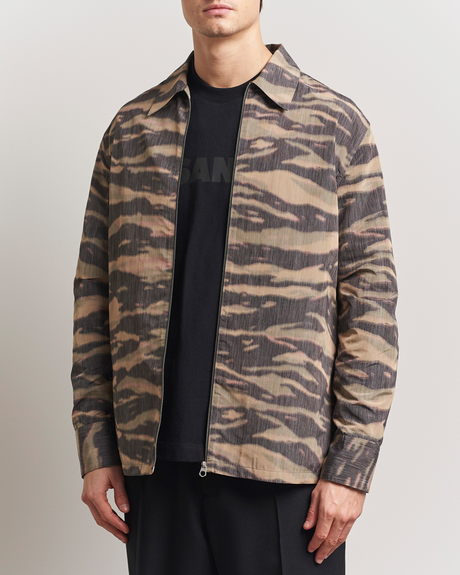 Herren | Hemden | Jil Sander | Zip Shirt Jacket Camouflage