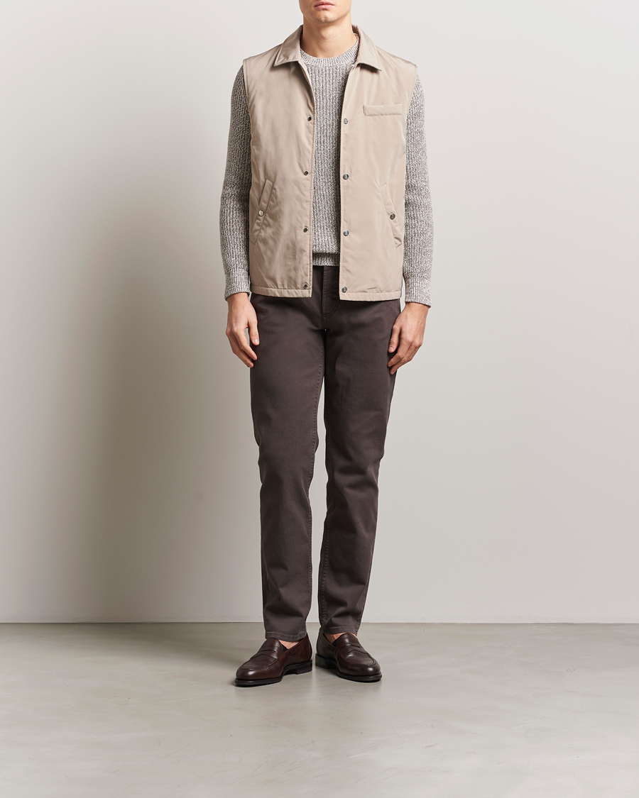 Herren | Westen | Brunello Cucinelli | Padded Nylon Gilet Beige