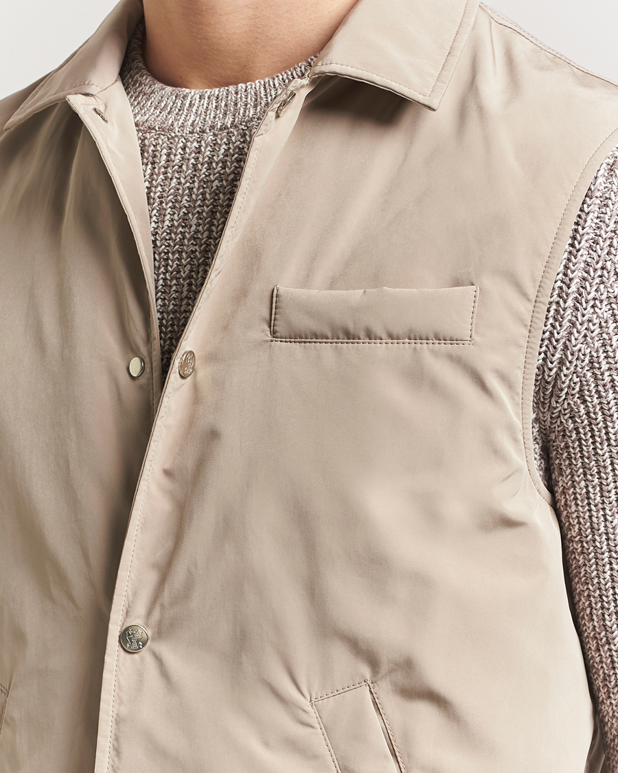Herren | Westen | Brunello Cucinelli | Padded Nylon Gilet Beige