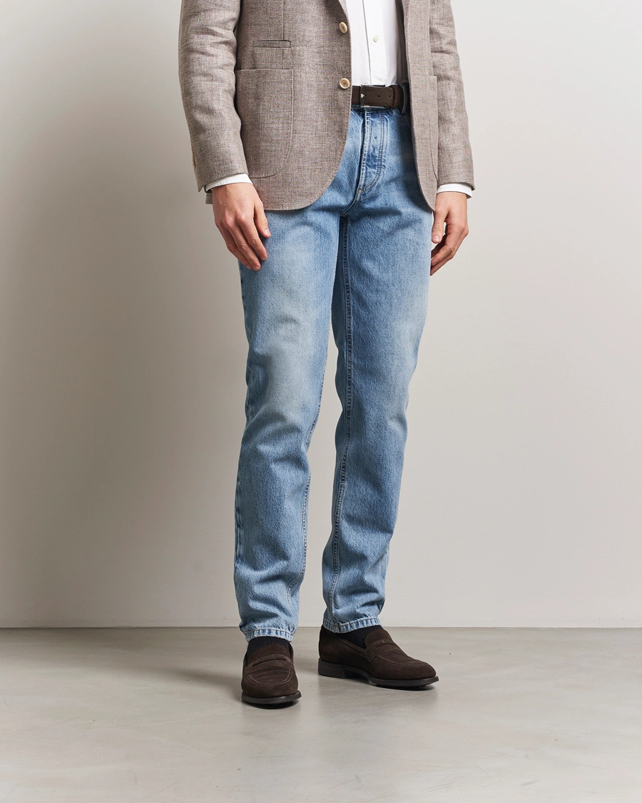 Herren | Jeans | Brunello Cucinelli | Traditional Fit Jeans Light Denim