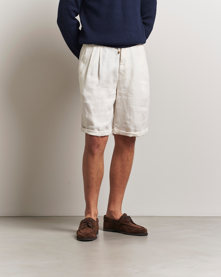 Herren | Shorts | Brunello Cucinelli | Drawstring Shorts Off White