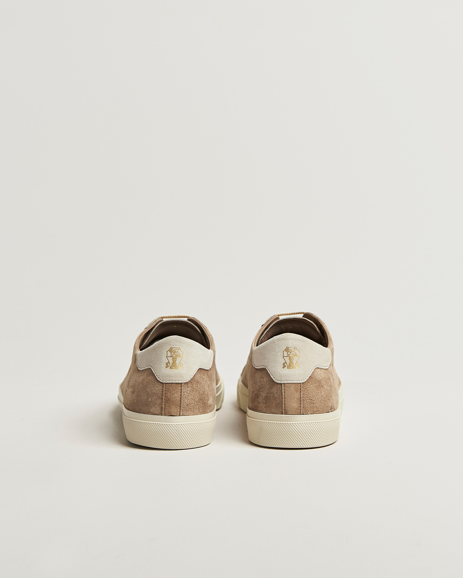 Herren | Sneaker | Brunello Cucinelli | Low Top Sneakers Beige Suede