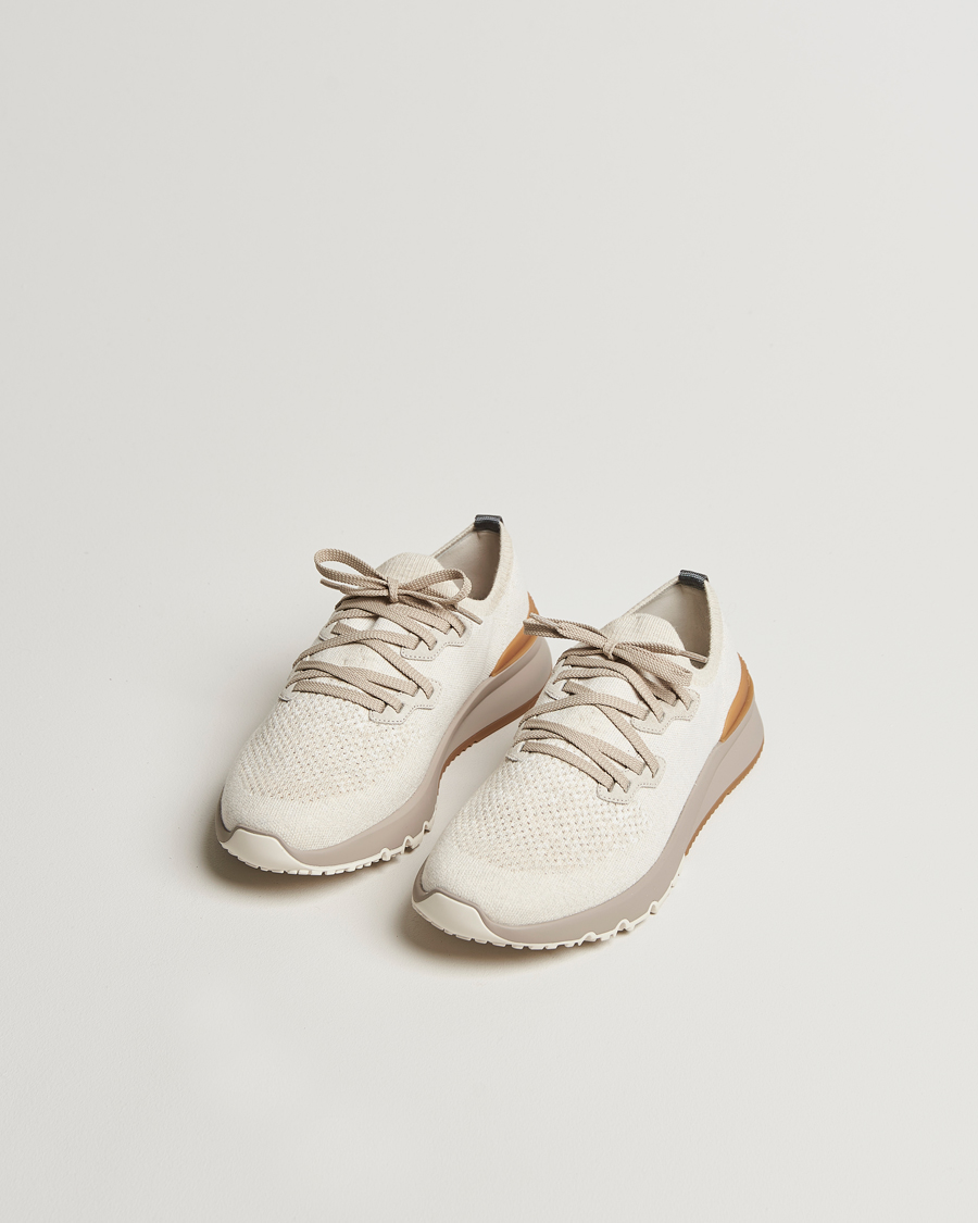 Herren | Brunello Cucinelli Mesh Running Sneakers Beige | Brunello Cucinelli | Mesh Running Sneakers Beige