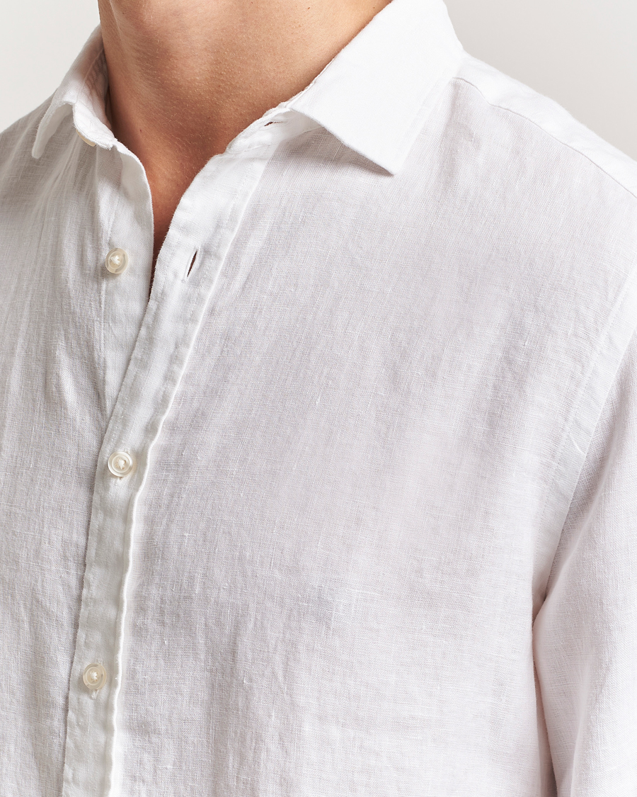 Herren | Hemden | Charles Tyrwhitt | Pure Linen Slim Fit Shirt White
