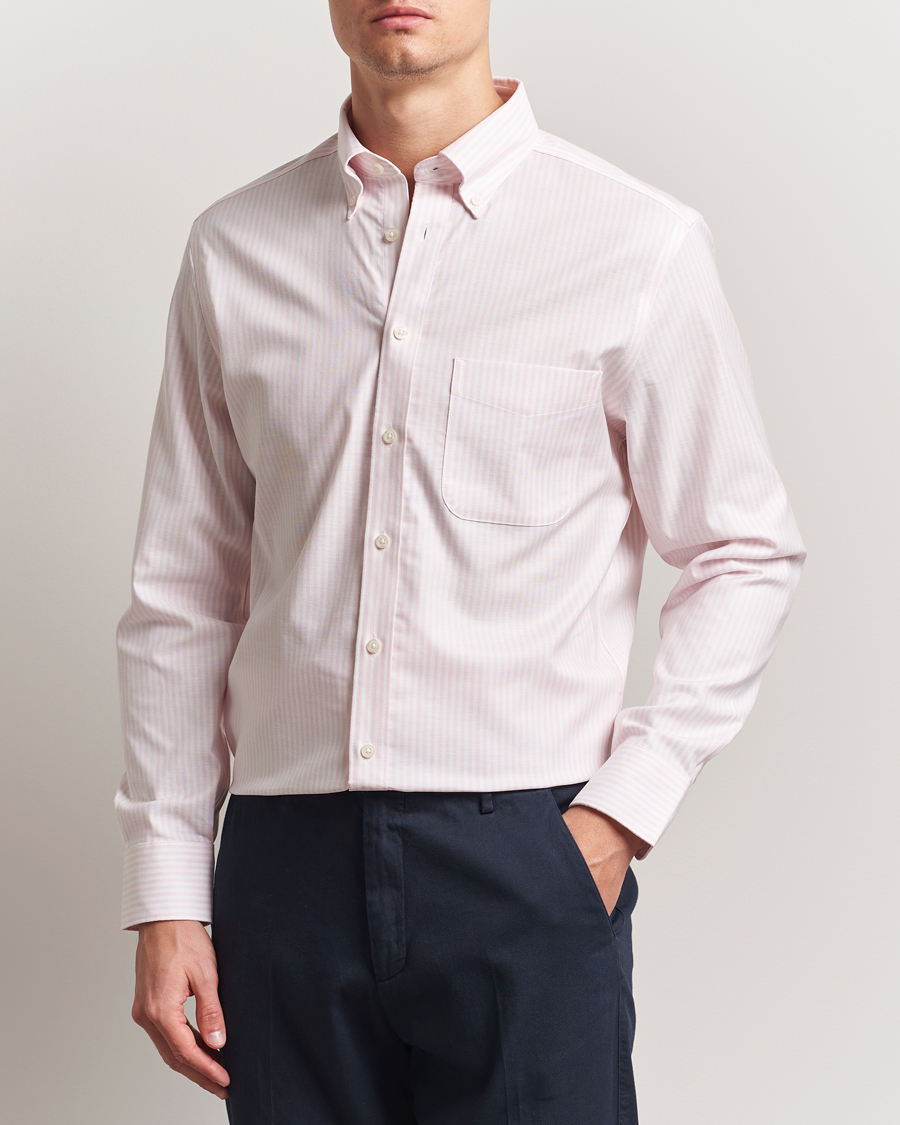 Herren | Hemden | Charles Tyrwhitt | Non Iron Stretch Oxford Shirt Light Pink