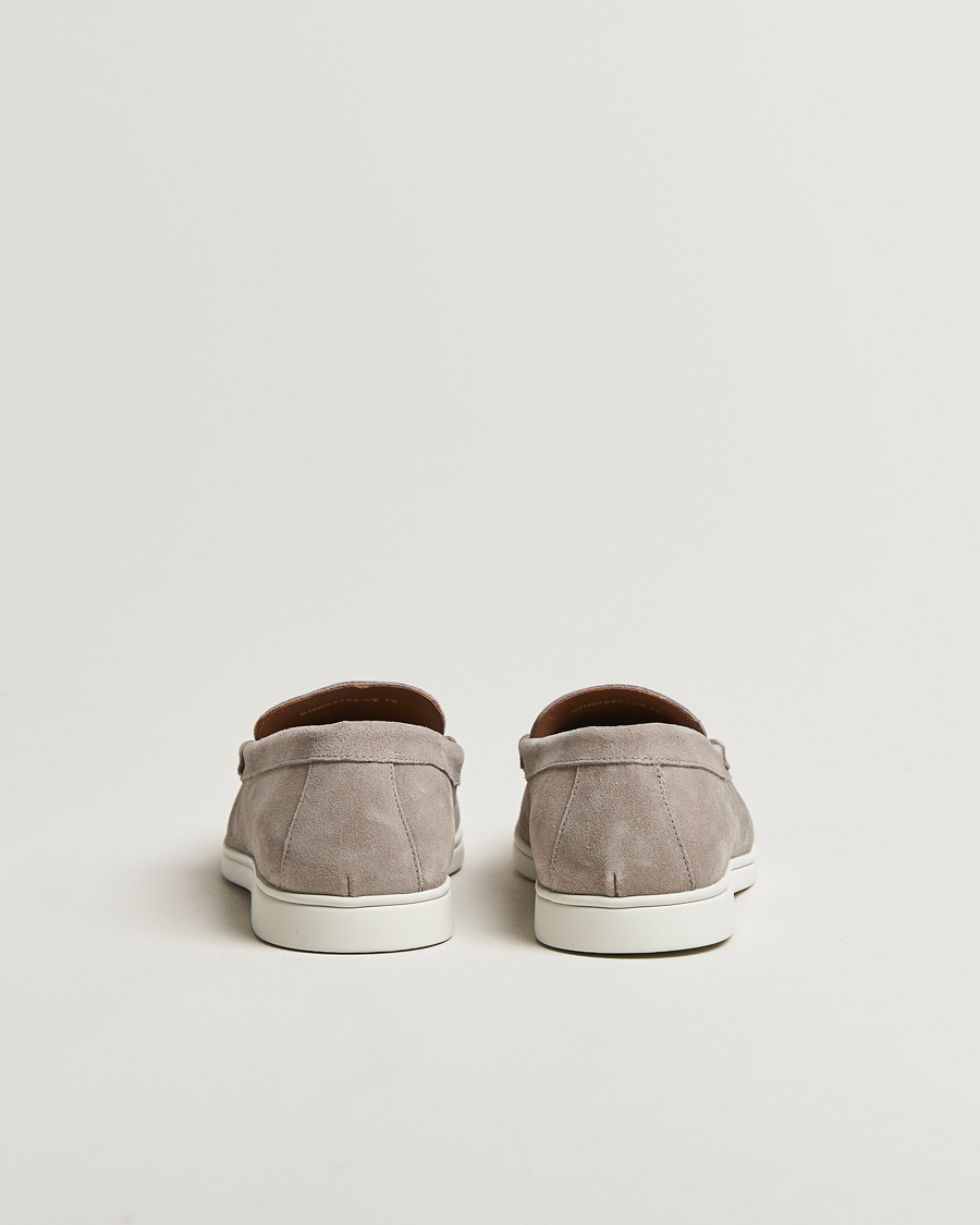 Herren | Loafer | Charles Tyrwhitt | Suede Slip On Loafers Light Grey