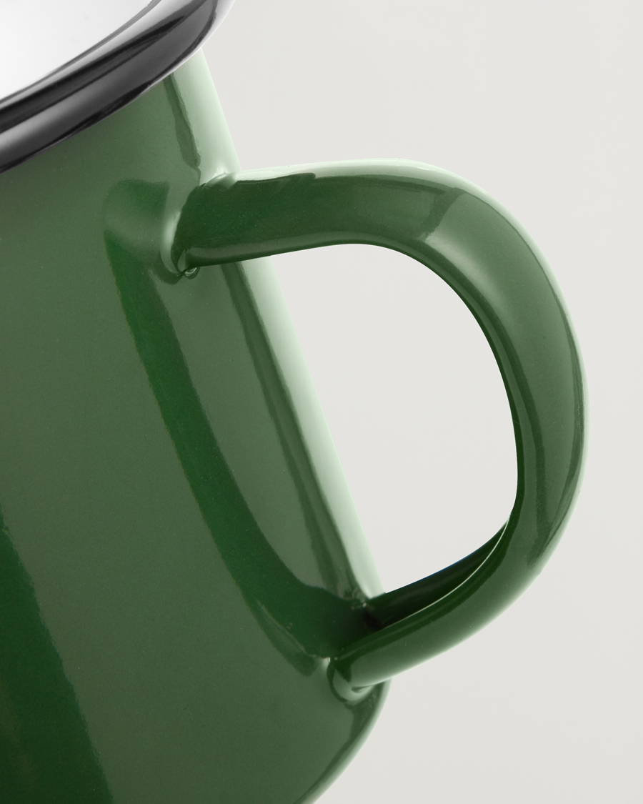 Herren | Outdoor living | Forét | Bean Enamel Mug Dark Green