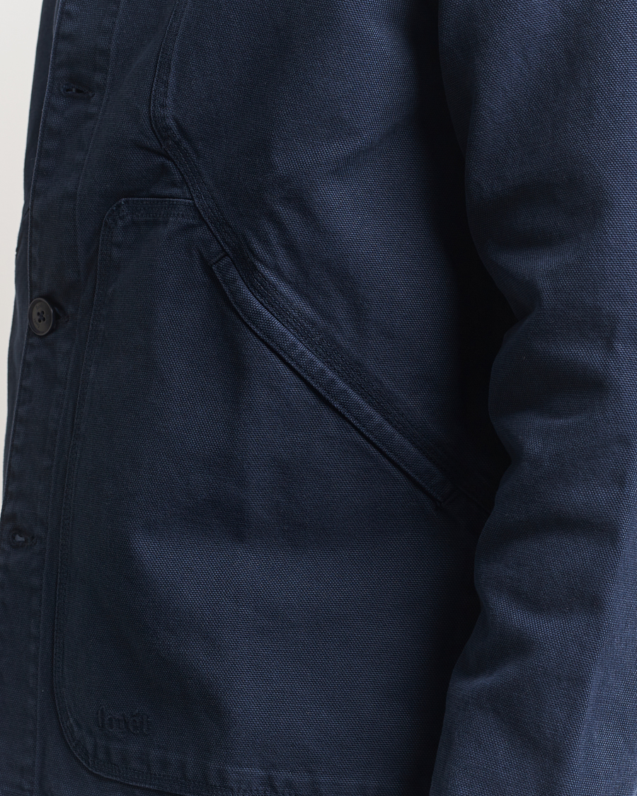 Herren | Hemden | Forét | Berry Canvas Overshirt Navy