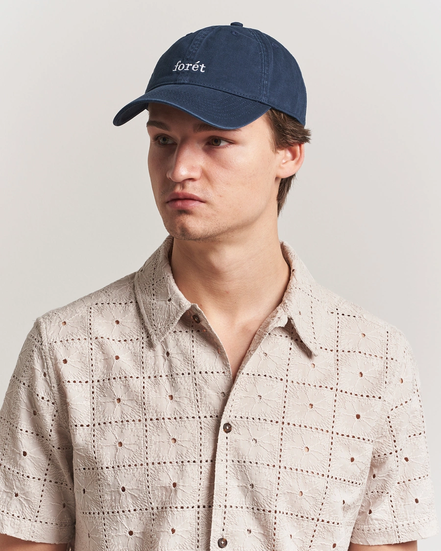 Herren | Hüte & Mützen | Forét | Hawk Washed Cap Navy