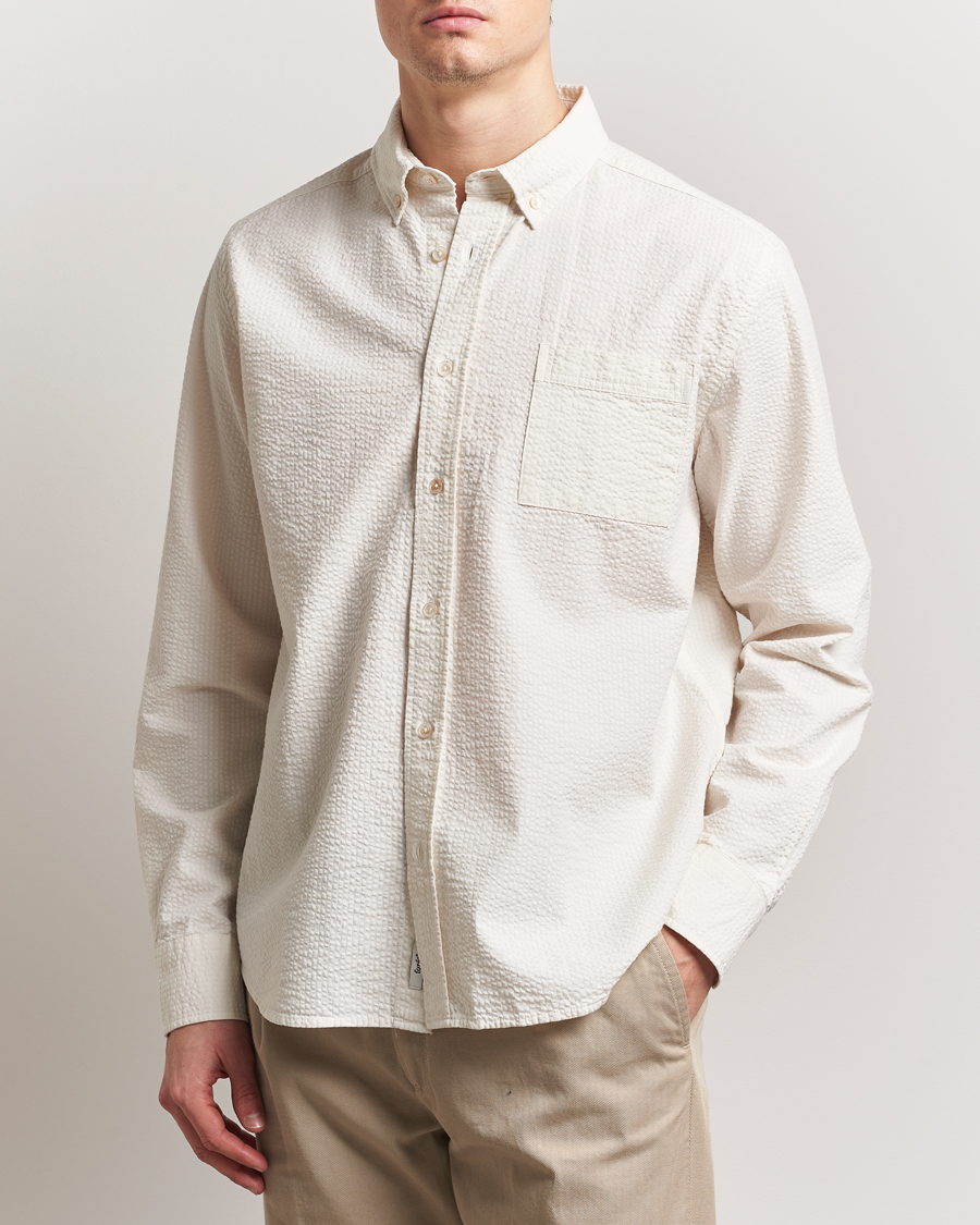 Herren | Hemden | Forét | Hornet Seersucker Shirt Cloud