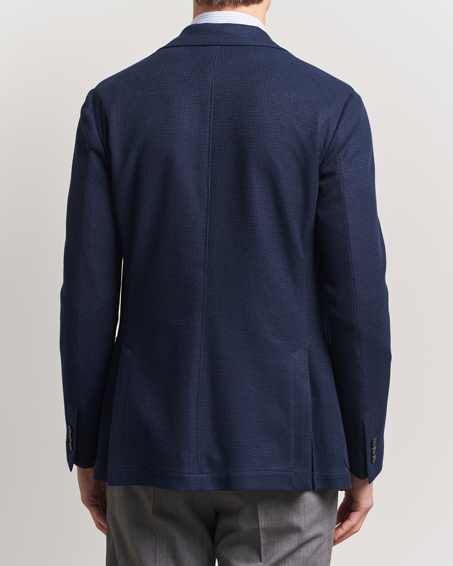 Herren | Sakkos | Canali | Structured Jersey Blazer Navy