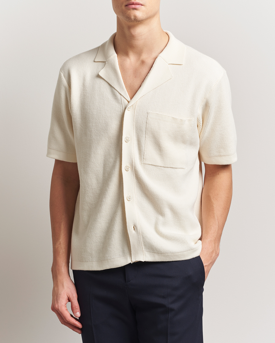 Herren | Hemden | KnowledgeCotton Apparel | Knitted Short Sleeve Shirt Eggret