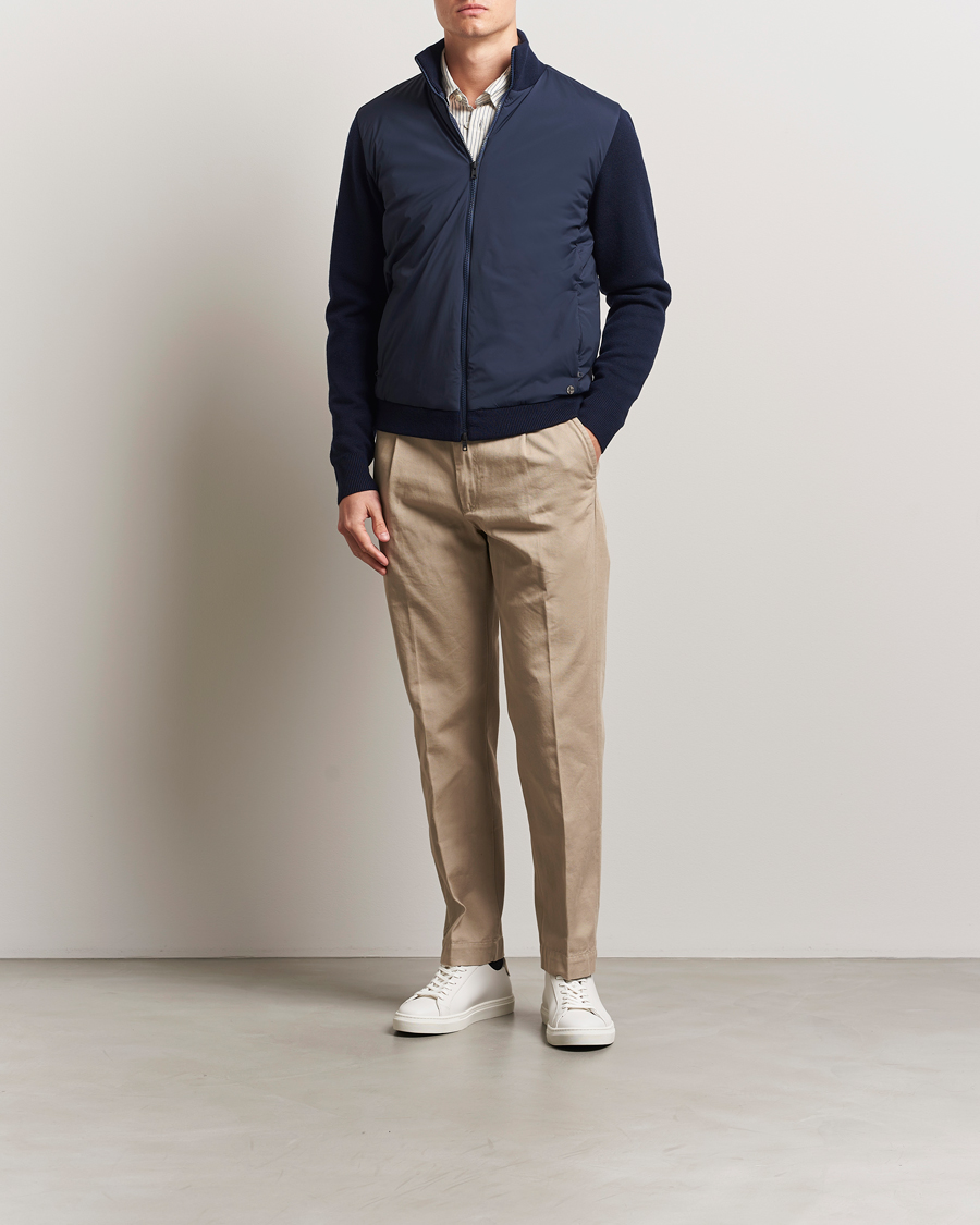 Herren | Jacken | Scandinavian Edition | Leeway Hybrid Jacket Navy Blue