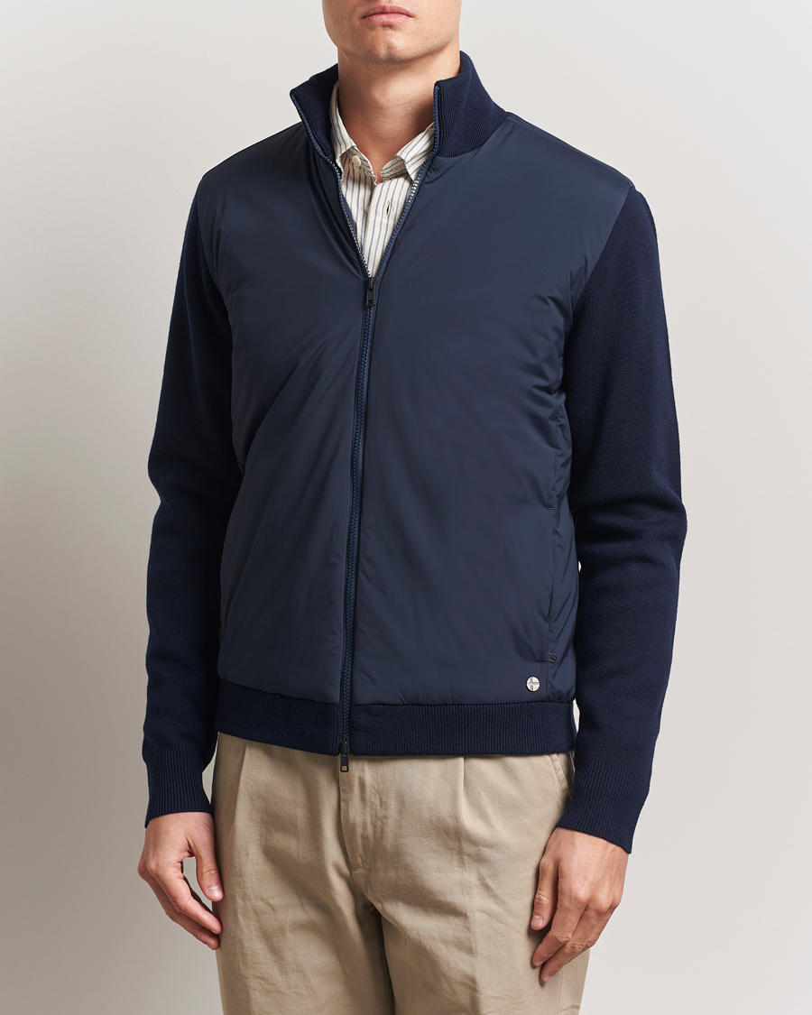 Herren | Jacken | Scandinavian Edition | Leeway Hybrid Jacket Navy Blue