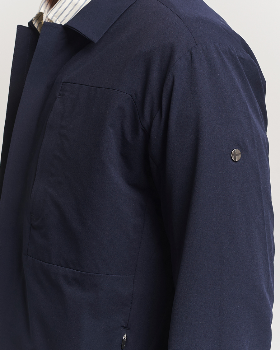 Herren | Jacken | Scandinavian Edition | Merge II Stretch Shirt Jacket Navy Blue