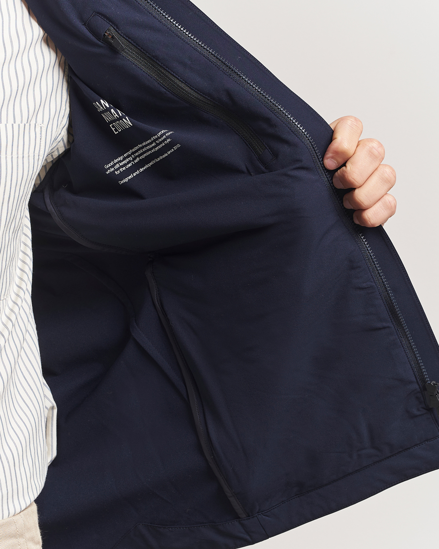 Herren | Jacken | Scandinavian Edition | Merge II Stretch Shirt Jacket Navy Blue