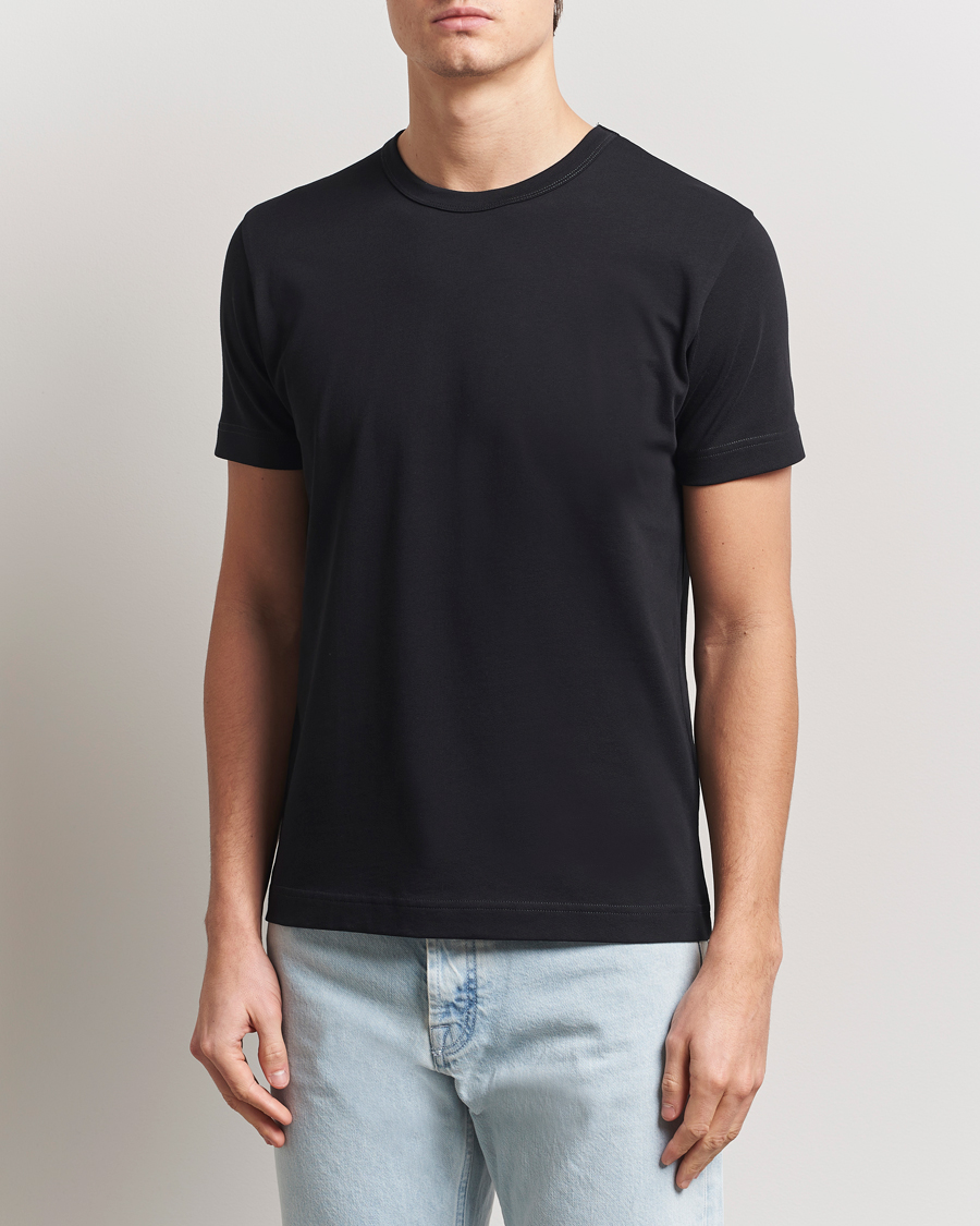 Herren | T-Shirts | Sunspel | Single Jersey Supima Cotton T-Shirt Black