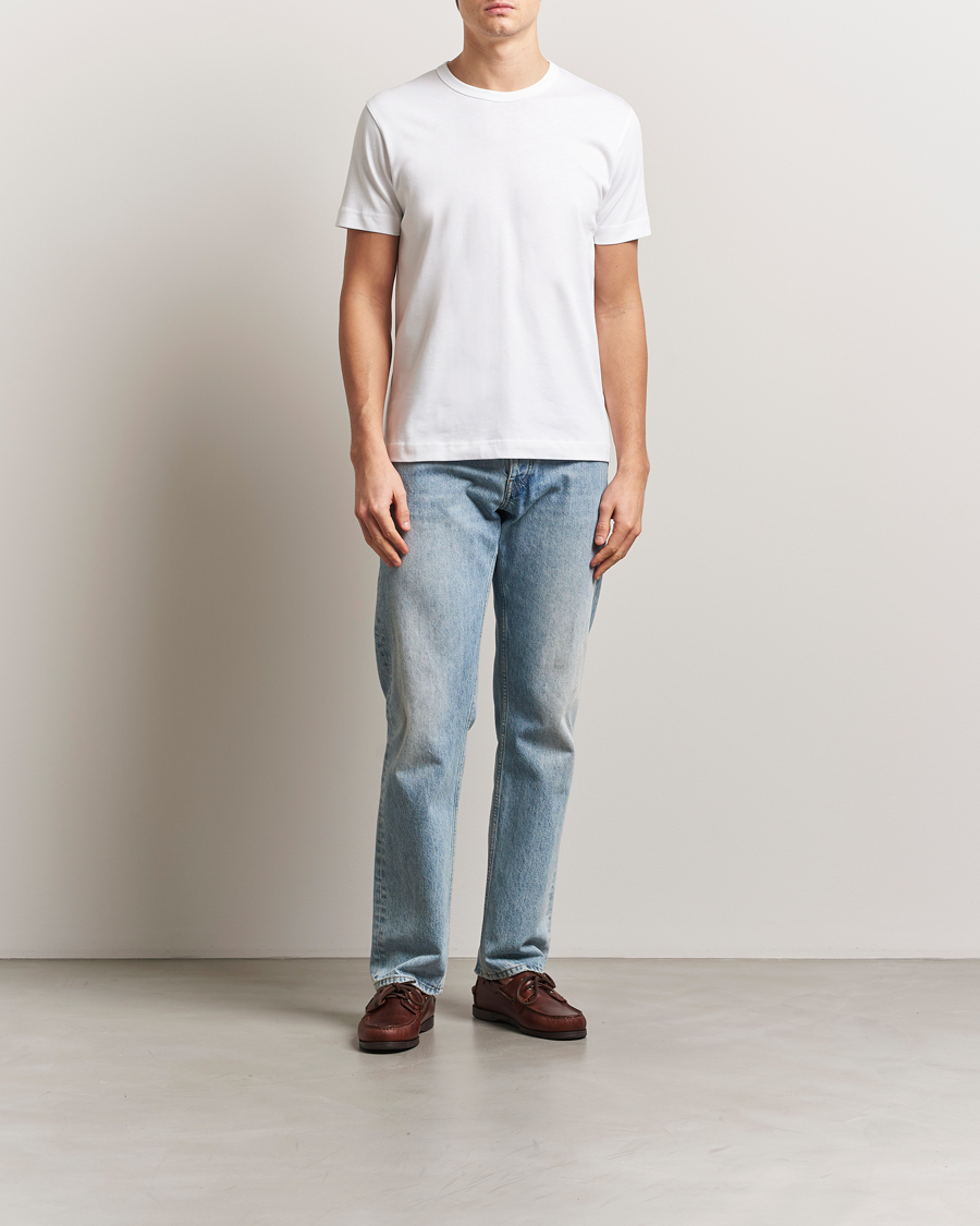 Herren | T-Shirts | Sunspel | Single Jersey Supima Cotton T-Shirt White