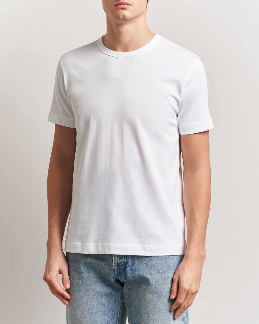 Herren | T-Shirts | Sunspel | Single Jersey Supima Cotton T-Shirt White