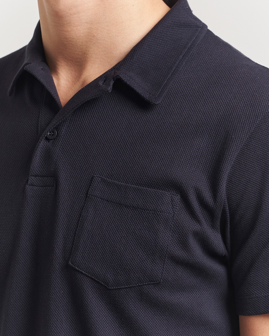 Herren | Poloshirts | Sunspel | Riviera Polo Shirt Midnight Navy