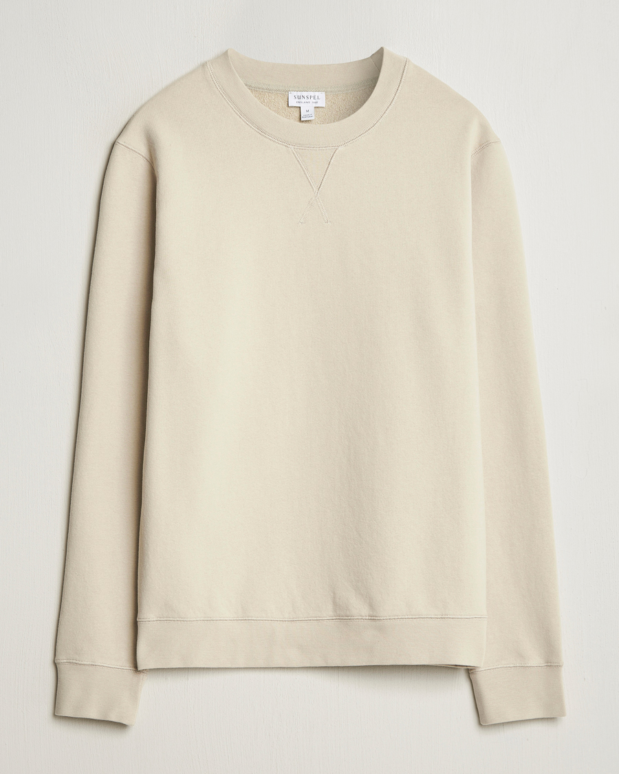 Herren | Pullover | Sunspel | Loopback Sweatshirt Ash Grey