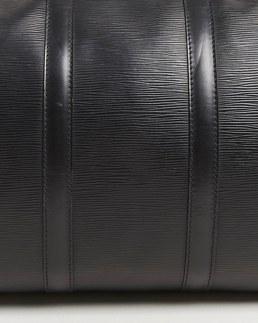 Herren | Louis Vuitton Pre-Owned Keepall 45 Epi Leather Bag Black | Louis Vuitton Pre-Owned | Keepall 45 Epi Leather Bag Black