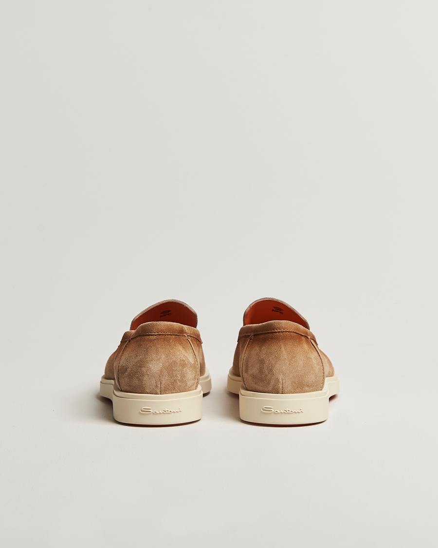 Herren | Loafer | Santoni | Detroit Loafers Beige Suede