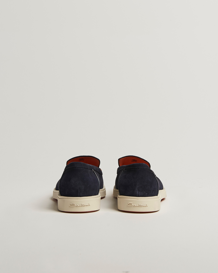 Herren | Loafer | Santoni | Detroit Loafers Navy Suede