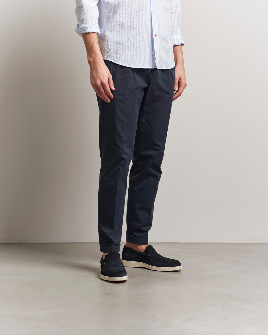 Herren | Loafer | Santoni | Detroit Loafer Navy Suede