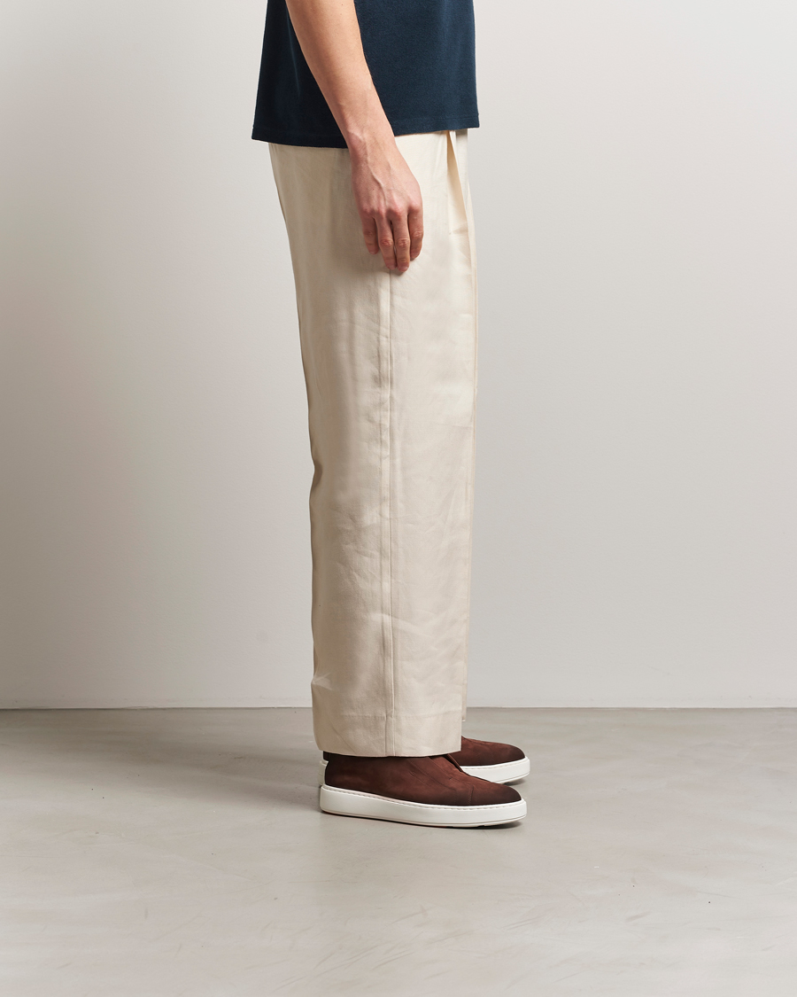 Herren | Sneaker | Santoni | Cleanic No Lace Sneakers Brown Nubuck