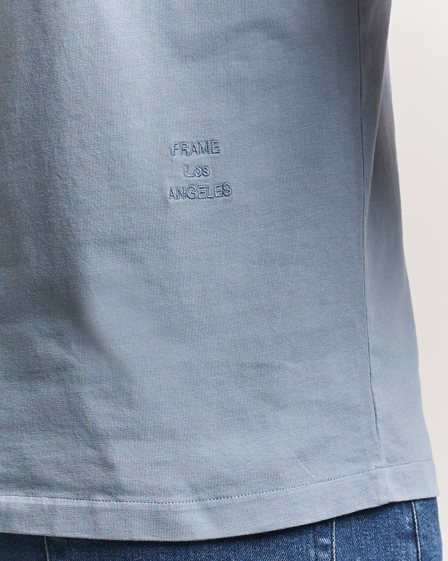 Herren | T-Shirts | FRAME | Logo T-Shirt Smoky Blue