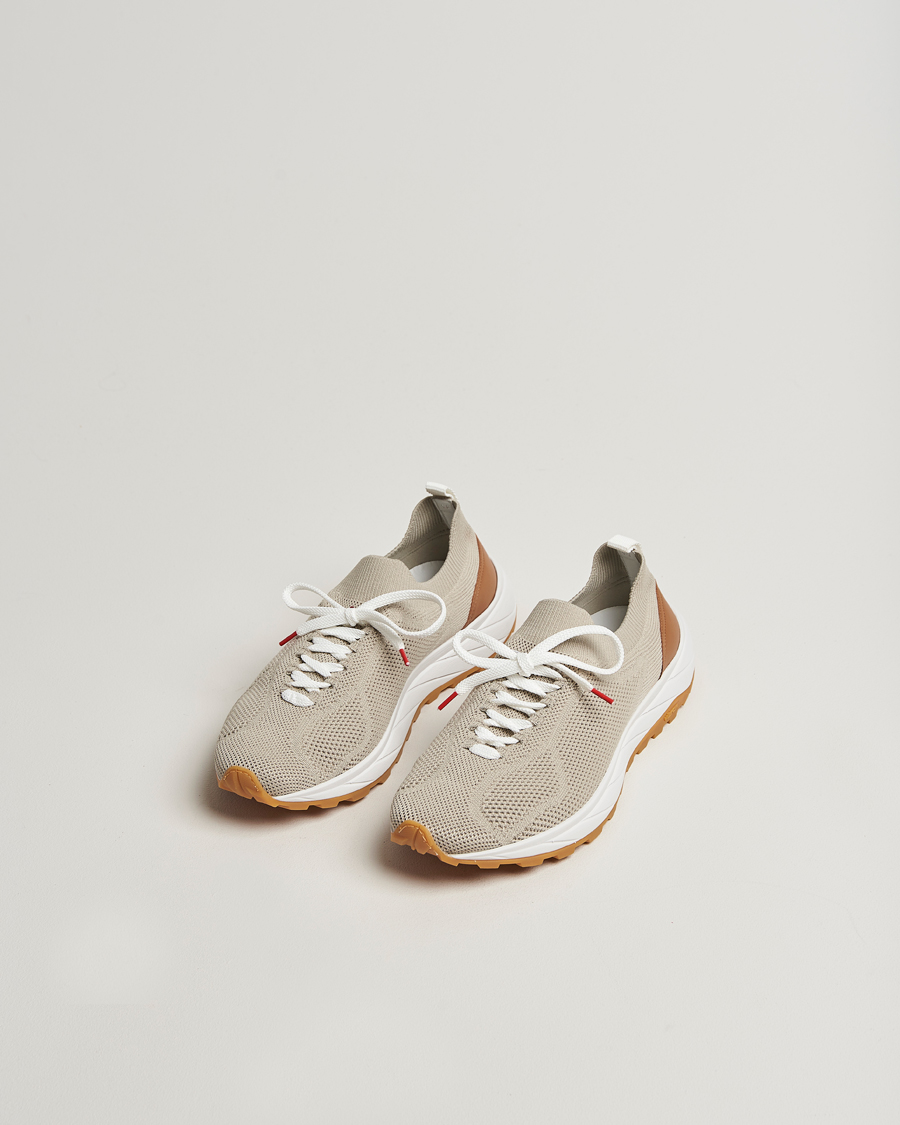 Herren | Sneaker | Kiton | Mesh Running Sneakers Beige