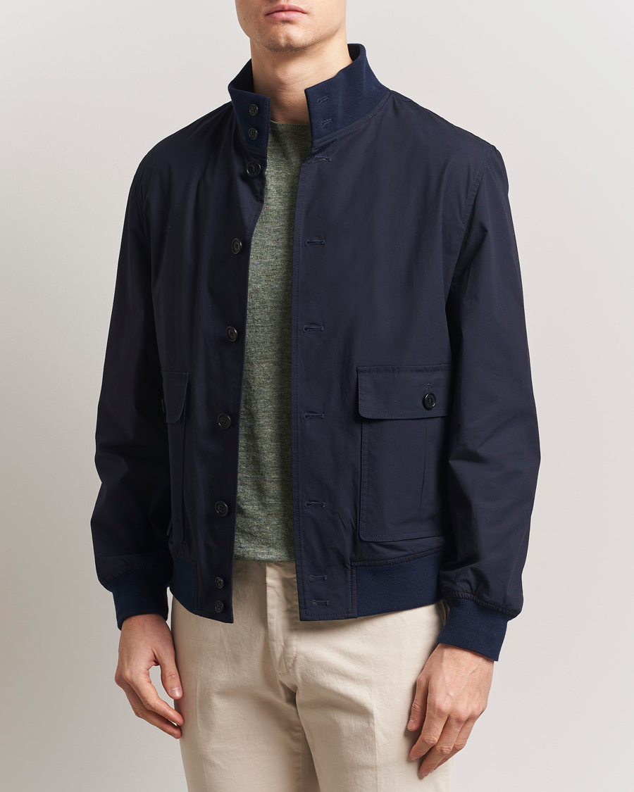 Herren | Jacken | Valstar | Valstarino Lightweight Cotton Jacket Navy