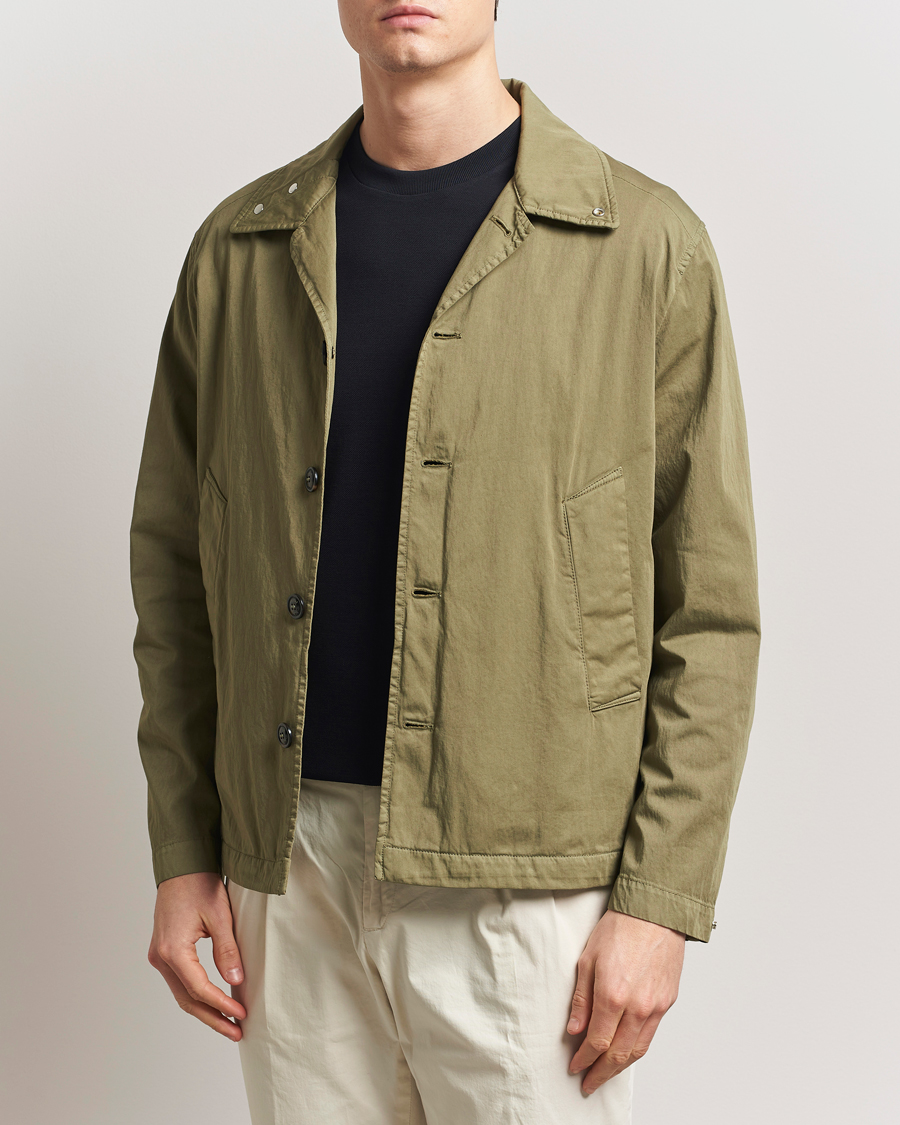 Herren | Jacken | Valstar | Garment Dyed Cotton Jacket Military Green