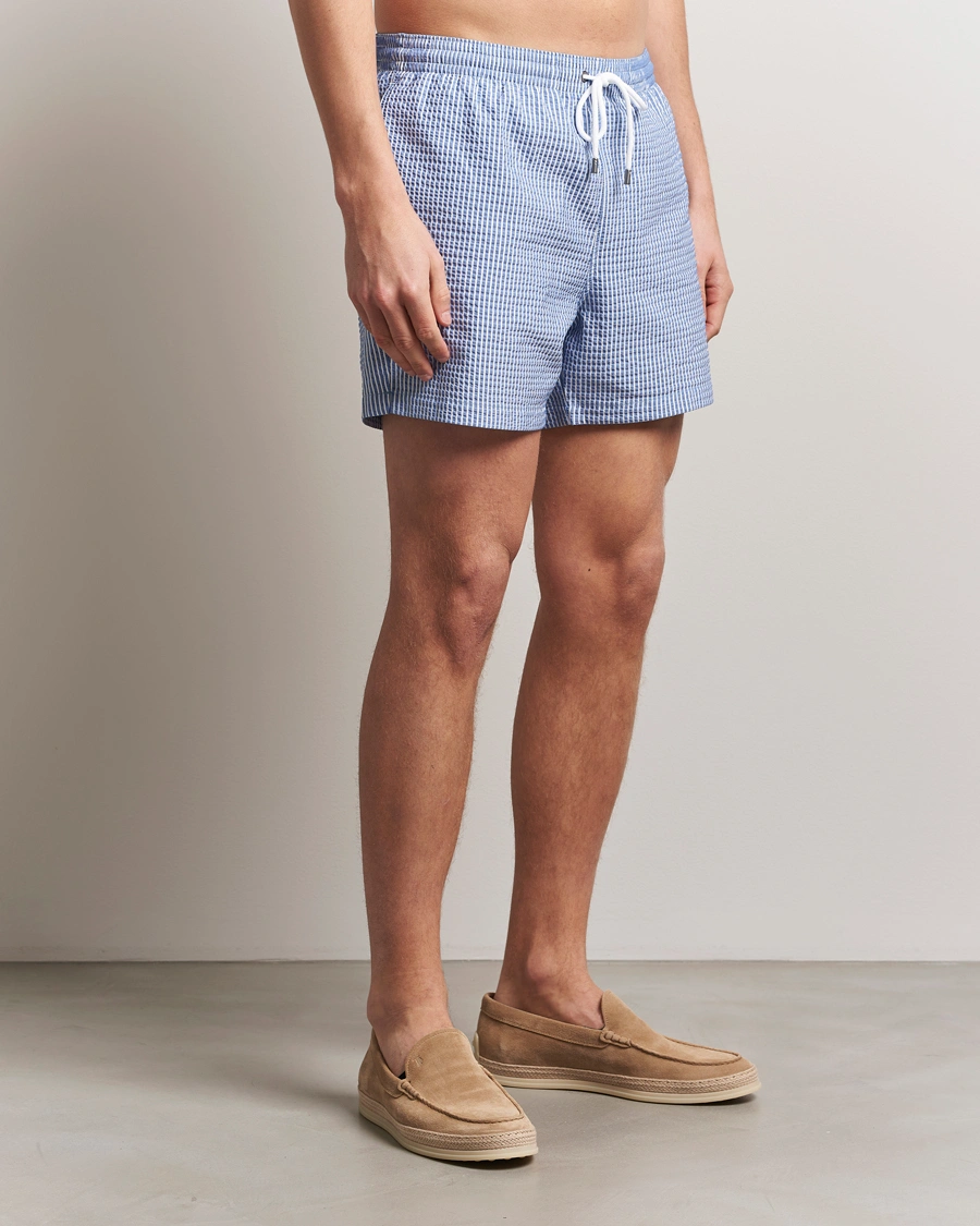 Herren | Badehosen | Ralph Lauren Purple Label | Amalfi Swim Shorts Light Blue