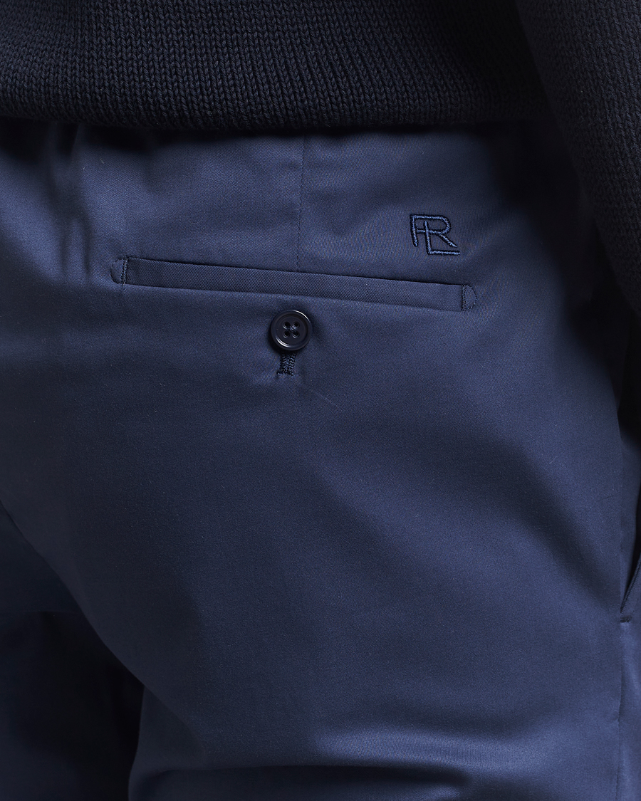 Herren | Hosen | Ralph Lauren Purple Label | Soft Cotton Drawstring Pants Navy