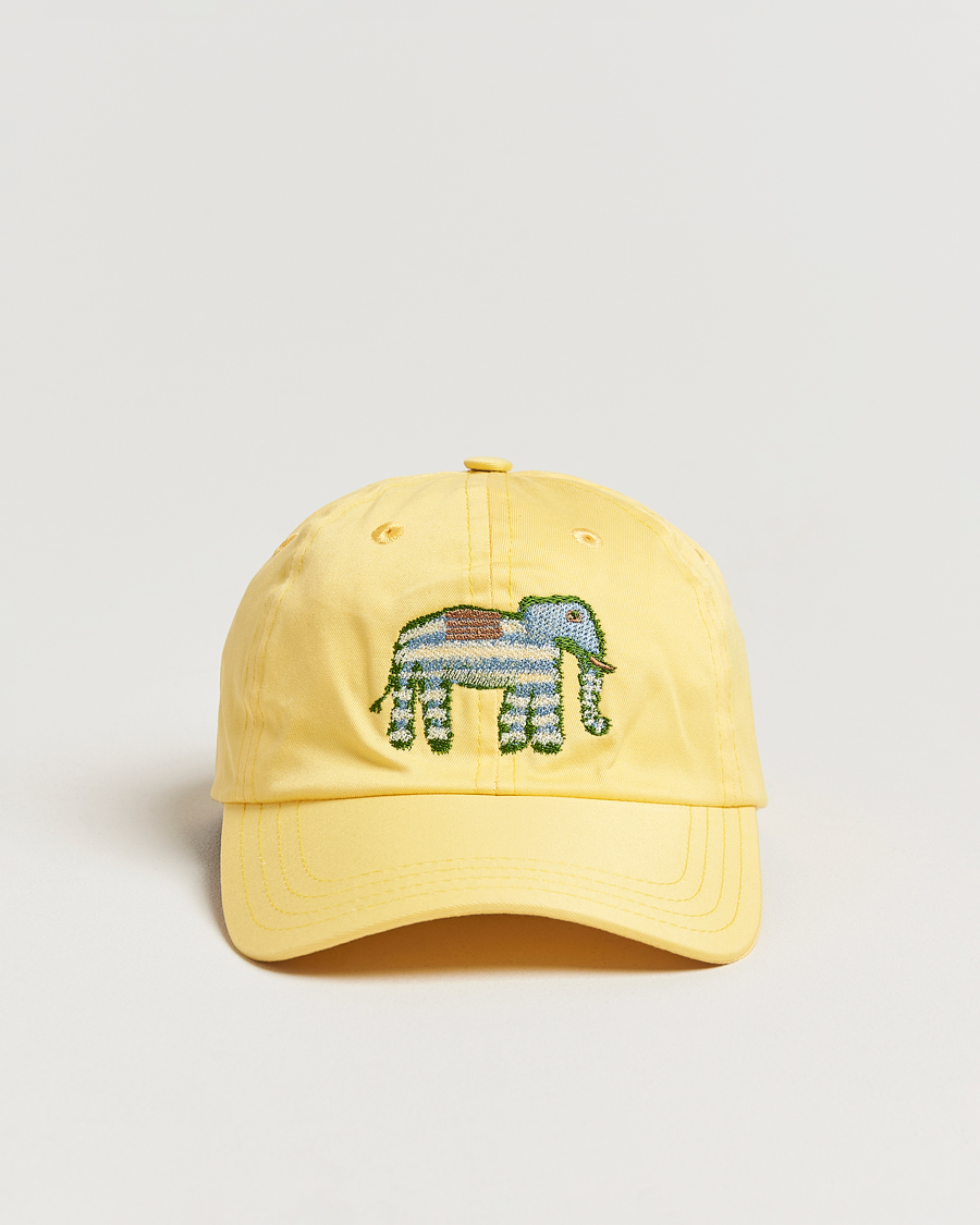 Herren | Hüte & Mützen | Drake's | Elephant Embroidered Cap Lemon