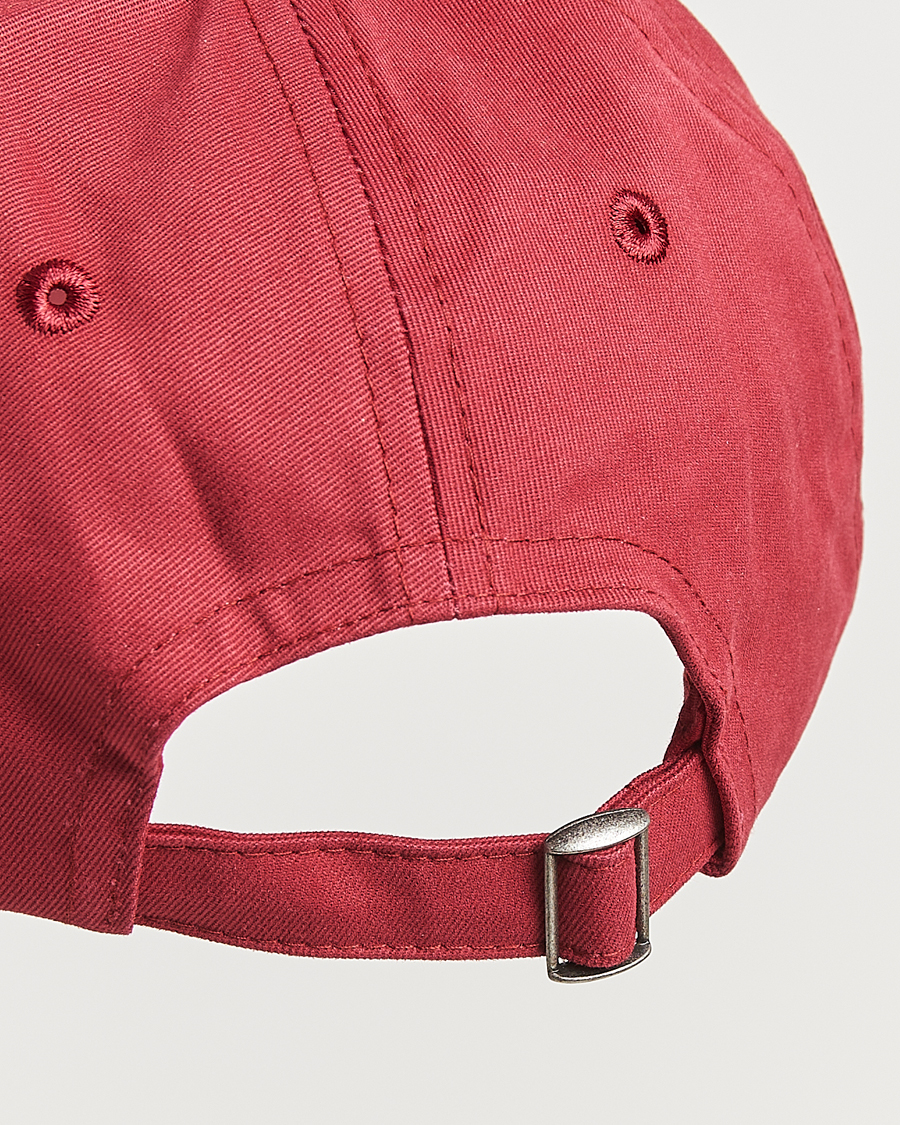 Herren | Hüte & Mützen | Drake's | Stem Flower Baseball Cap Maroon