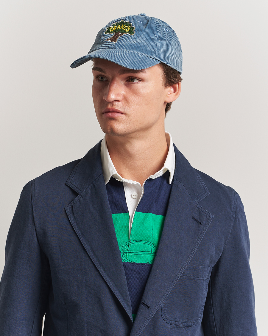 Herren | Hüte & Mützen | Drake's | Drake´s Tree Baseball Cap Cornflower Blue