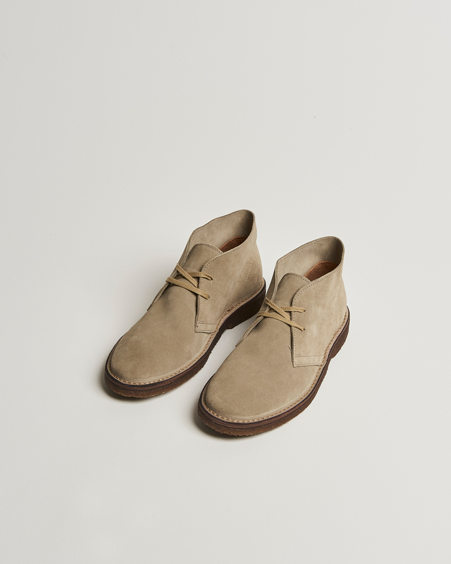 Herren | Boots | Drake's | Clifford Suede Desert Boots Sand
