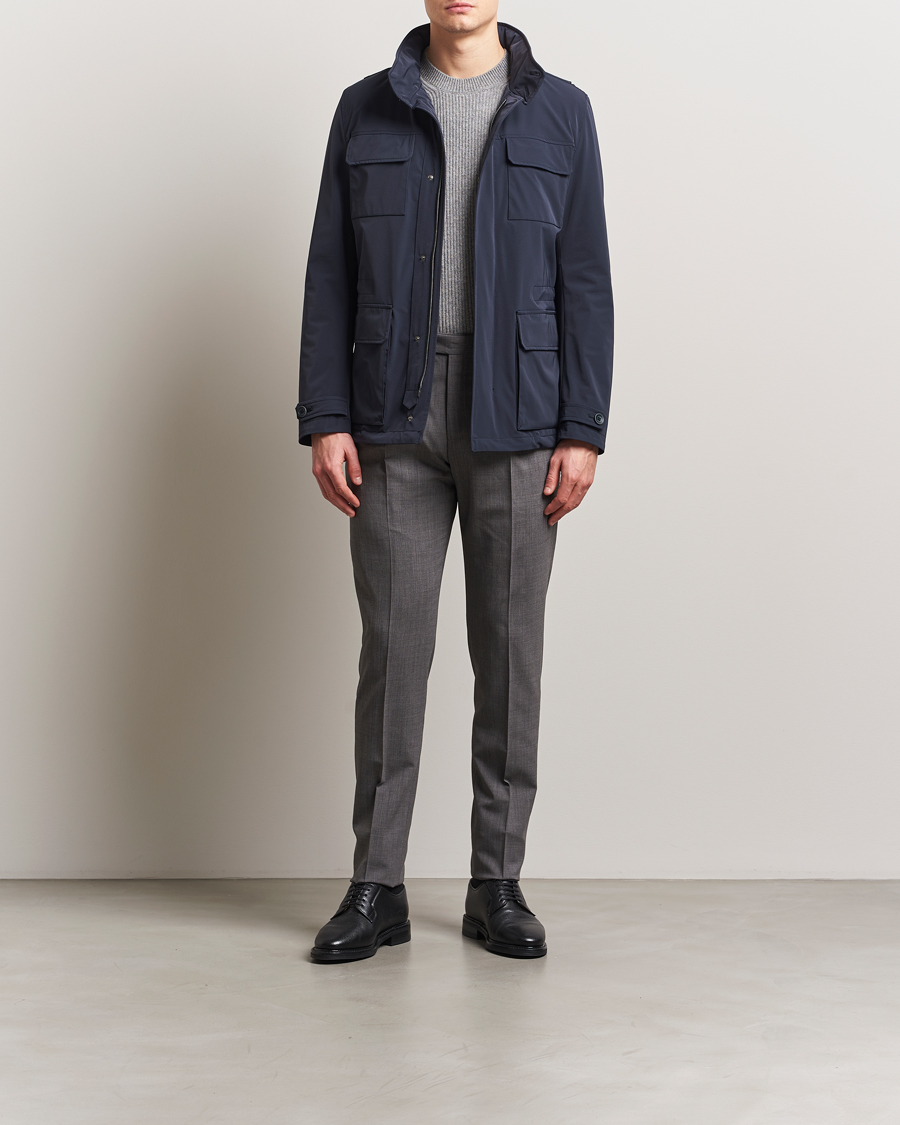 Herren | Jacken | Herno | Soft Nylon Field Jacket Navy