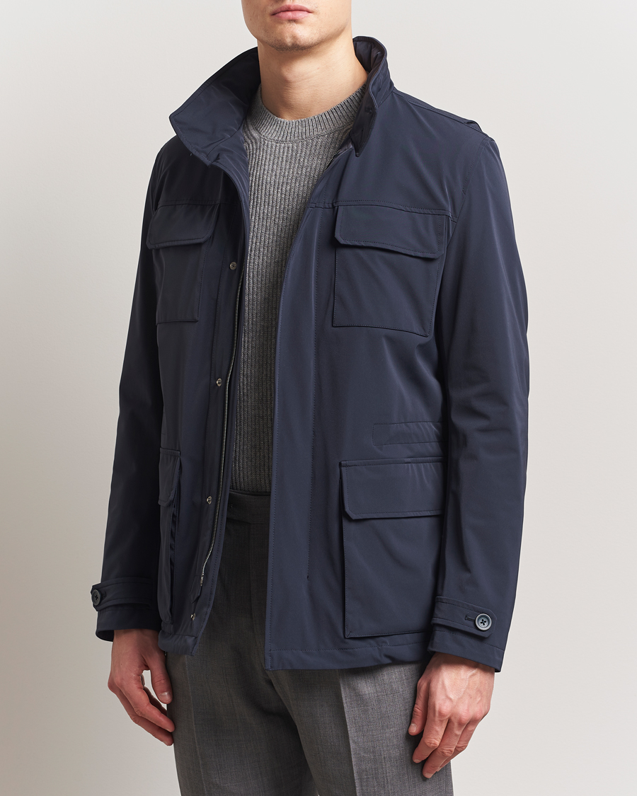 Herren | Jacken | Herno | Soft Nylon Field Jacket Navy
